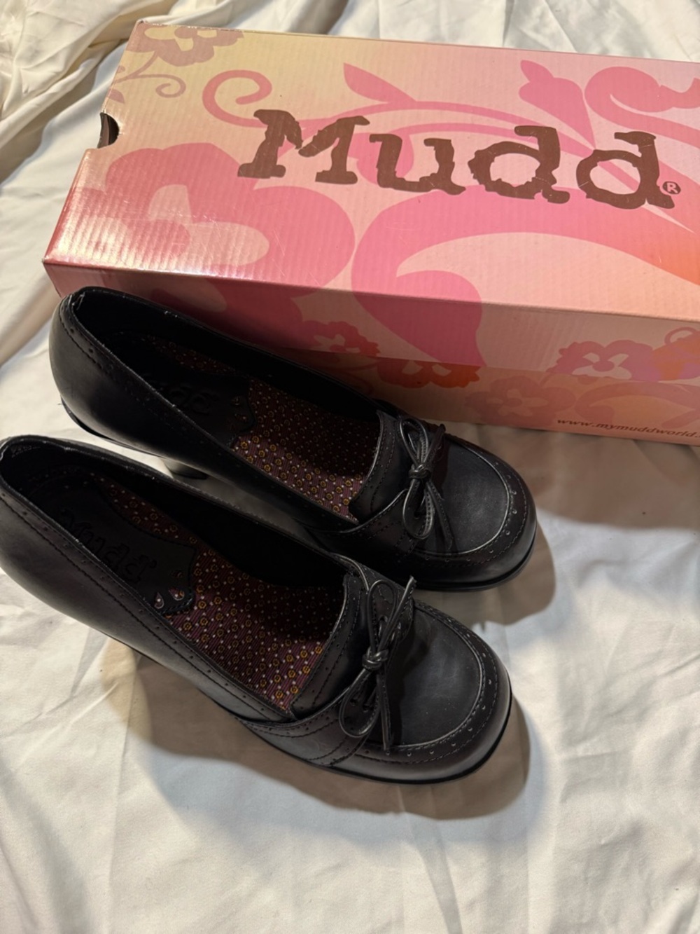 Kohl's Mudd Black Bow-Trim Loafers